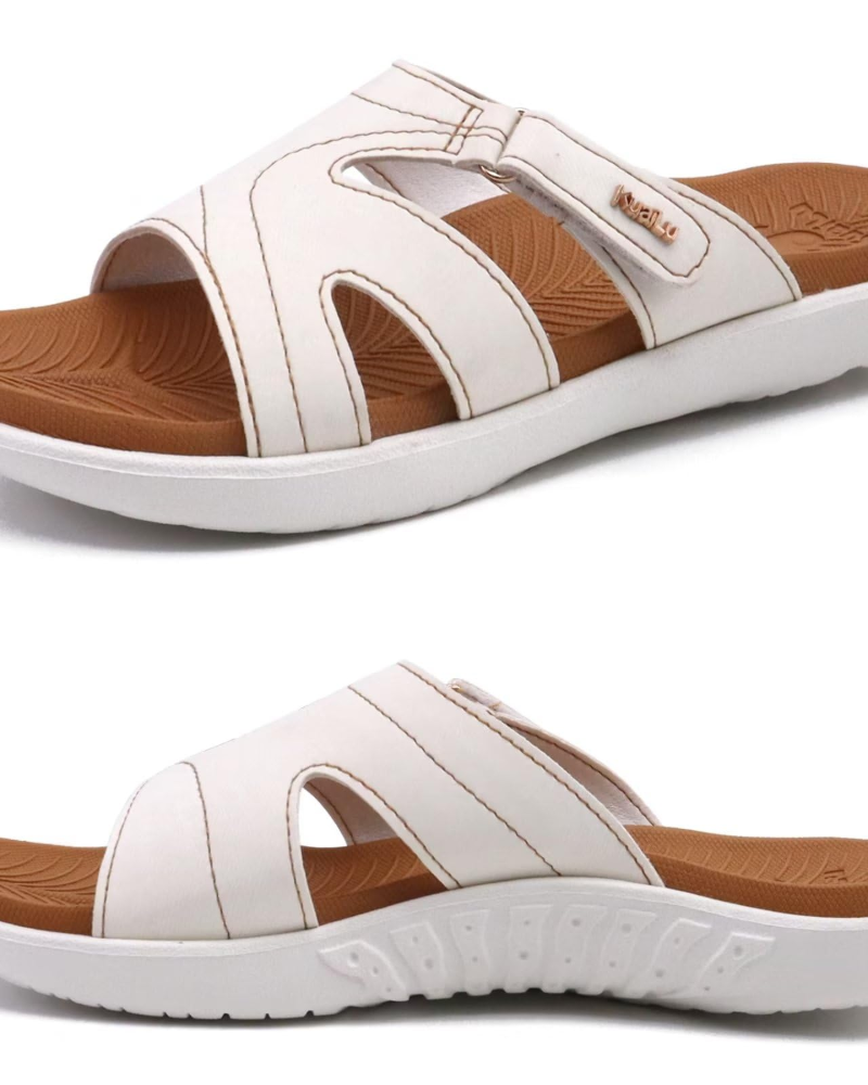 Olivia Women's Comfort Sandals – Adjustable Arch Support Summer Slide Sandals