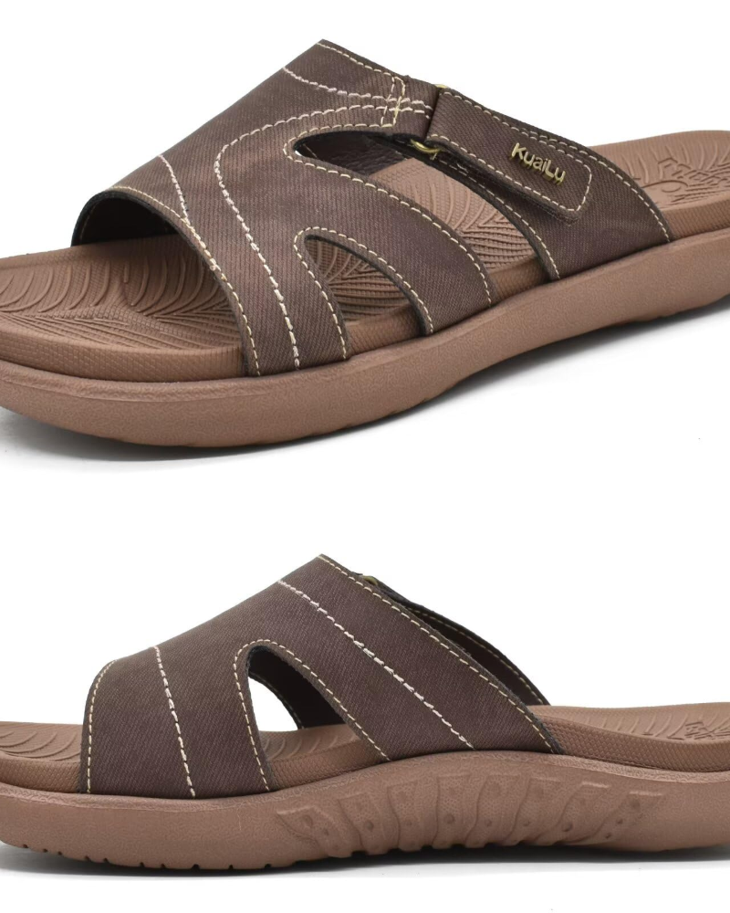 Olivia Women's Comfort Sandals – Adjustable Arch Support Summer Slide Sandals