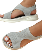 Emma Women's Knit Sandals – Breathable Soft Sole Summer Walking Sandals