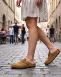 Hollie Women's Clogs – Adjustable Buckle Slip On Shoes for Casual Everyday Comfort