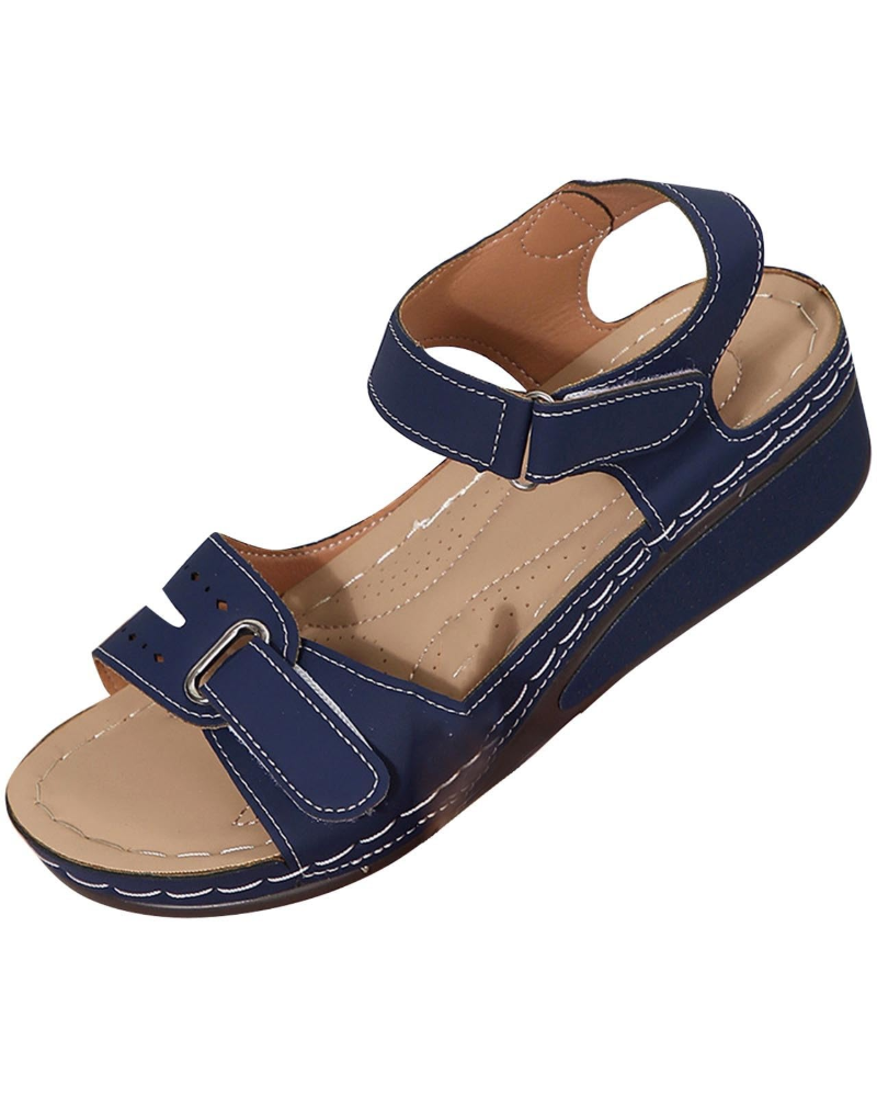 Brooklyn Women's Platform Sandals – Arch Support Open Toe Walking Sandals