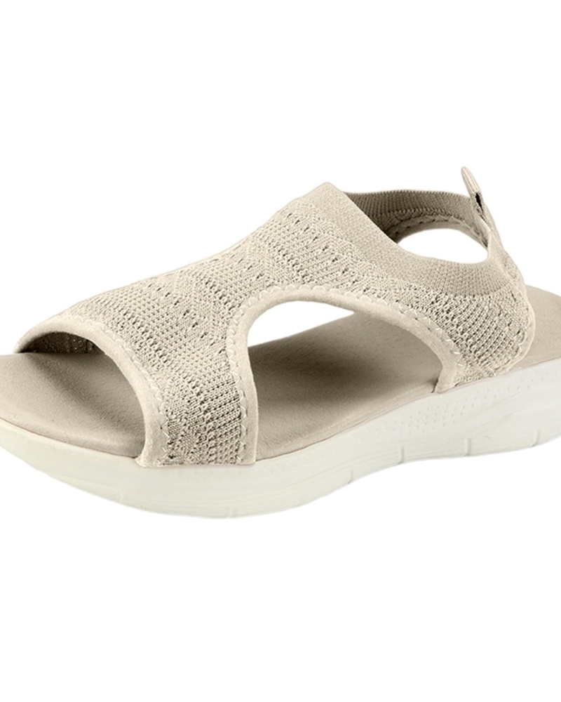 Emma Women's Knit Sandals – Breathable Soft Sole Summer Walking Sandals
