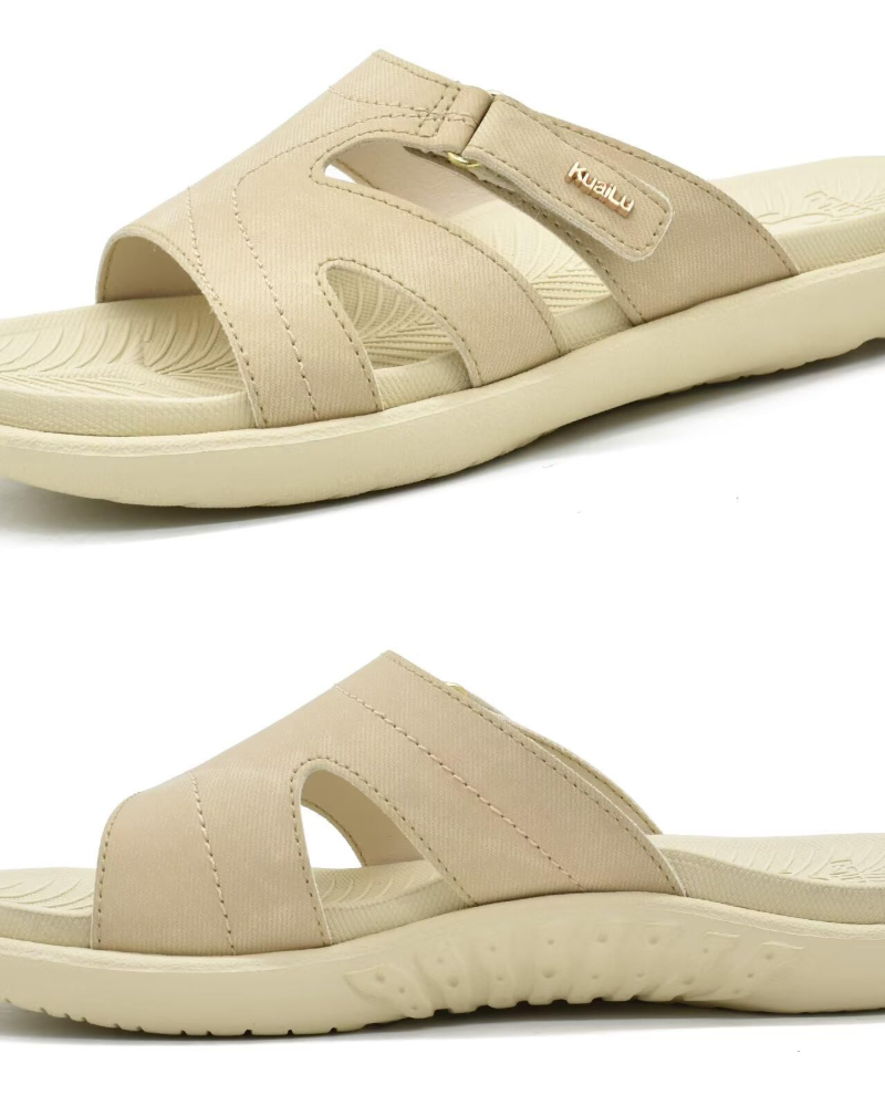 Olivia Women's Comfort Sandals – Adjustable Arch Support Summer Slide Sandals