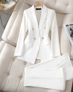Winona Women's Blazer & Trouser Suit – Tailored Two-Piece Smart Casual Set