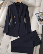 Winona Women's Blazer & Trouser Suit – Tailored Two-Piece Smart Casual Set