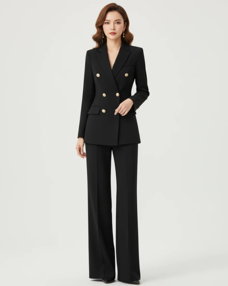 Winona Women's Blazer & Trouser Suit – Tailored Two-Piece Smart Casual Set