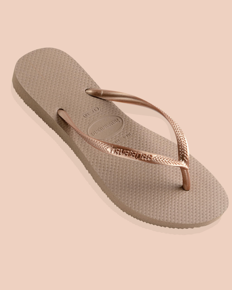 Mabel Women's Slim Flip Flops – Lightweight Rubber Sole Summer Beach Sandals