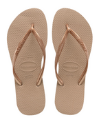 Mabel Women's Slim Flip Flops – Lightweight Rubber Sole Summer Beach Sandals