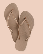 Mabel Women's Slim Flip Flops – Lightweight Rubber Sole Summer Beach Sandals