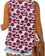 Harper Women's Plus Size Tank Top – Sleeveless Scoop Neck Summer Tunic