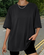 Fantasia Women's Oversized T-Shirt – Short Sleeve Loose Fit Casual Summer Tunic Top