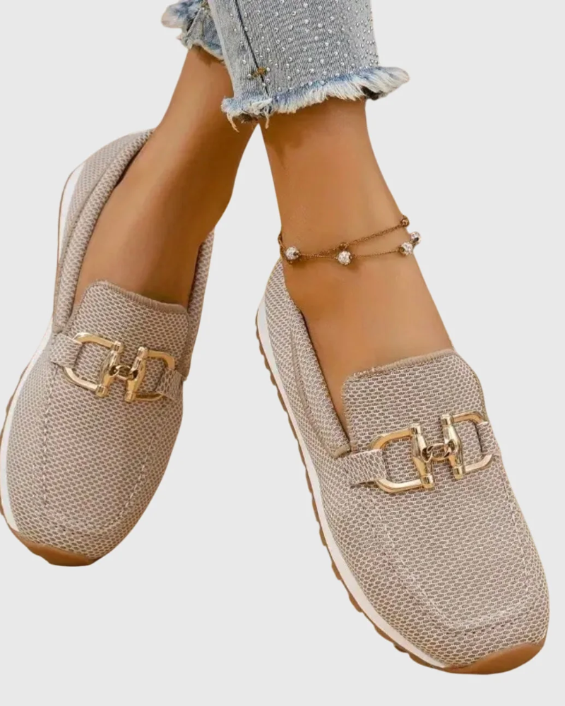Cressida Women's Mesh Loafers – Breathable Slip-On Casual Comfort Shoes