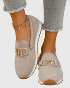 Cressida Women's Mesh Loafers – Breathable Slip-On Casual Comfort Shoes