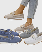 Cressida Women's Mesh Loafers – Breathable Slip-On Casual Comfort Shoes
