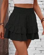 Zoe Women's Ruffle Shorts – High Waist Casual Summer Shorts for Everyday Wear