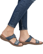 Claire Women’s Summer Mules – Lightweight Adjustable Slip-On Sandals with Cushioned Comfort