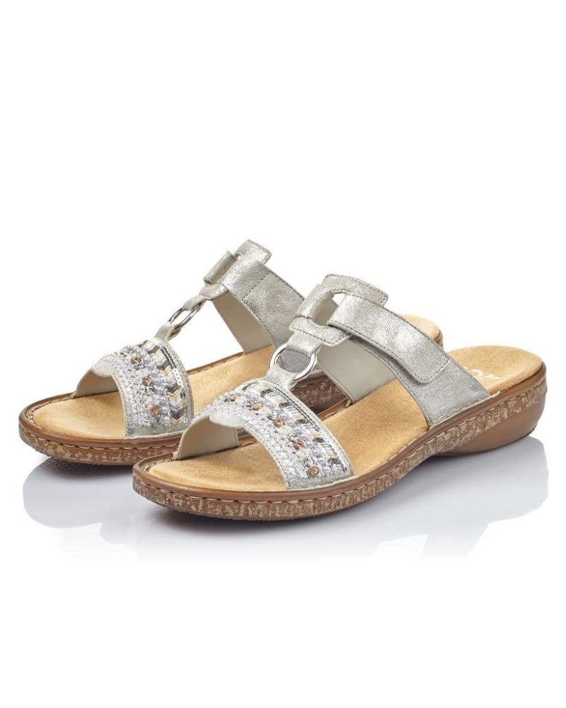 Claire Women’s Summer Mules – Lightweight Adjustable Slip-On Sandals with Cushioned Comfort