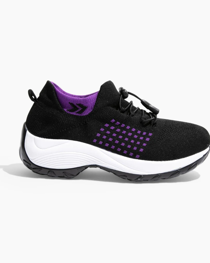 Olivia Women's Cushion Shoes – Supportive Wide Toe Walking Shoes for Daily Comfort