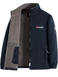 Julius Men’s Fleece Jacket – Warm Breathable Outdoor Zip-Up Winter Coat