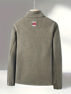 Julius Men’s Fleece Jacket – Warm Breathable Outdoor Zip-Up Winter Coat