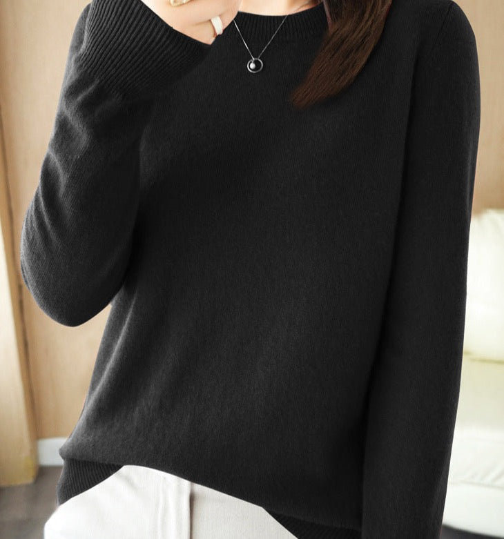 Litzy Women’s Knit Jumper – Soft Elegant Pullover with Modern Slim Fit Design