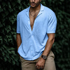 Leandro Men’s Linen Shirt – Breathable Summer Button-Up with Relaxed Fit