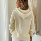 Cataleya Women’s Hooded Cardigan – Soft Cashmere Feel Knit with Elegant Relaxed Fit