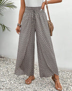 Henriette Women’s High-Waist Wide Leg Trousers – Elegant Comfortable Flared Pants