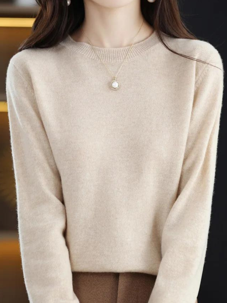 Litzy Women’s Knit Jumper – Soft Elegant Pullover with Modern Slim Fit Design