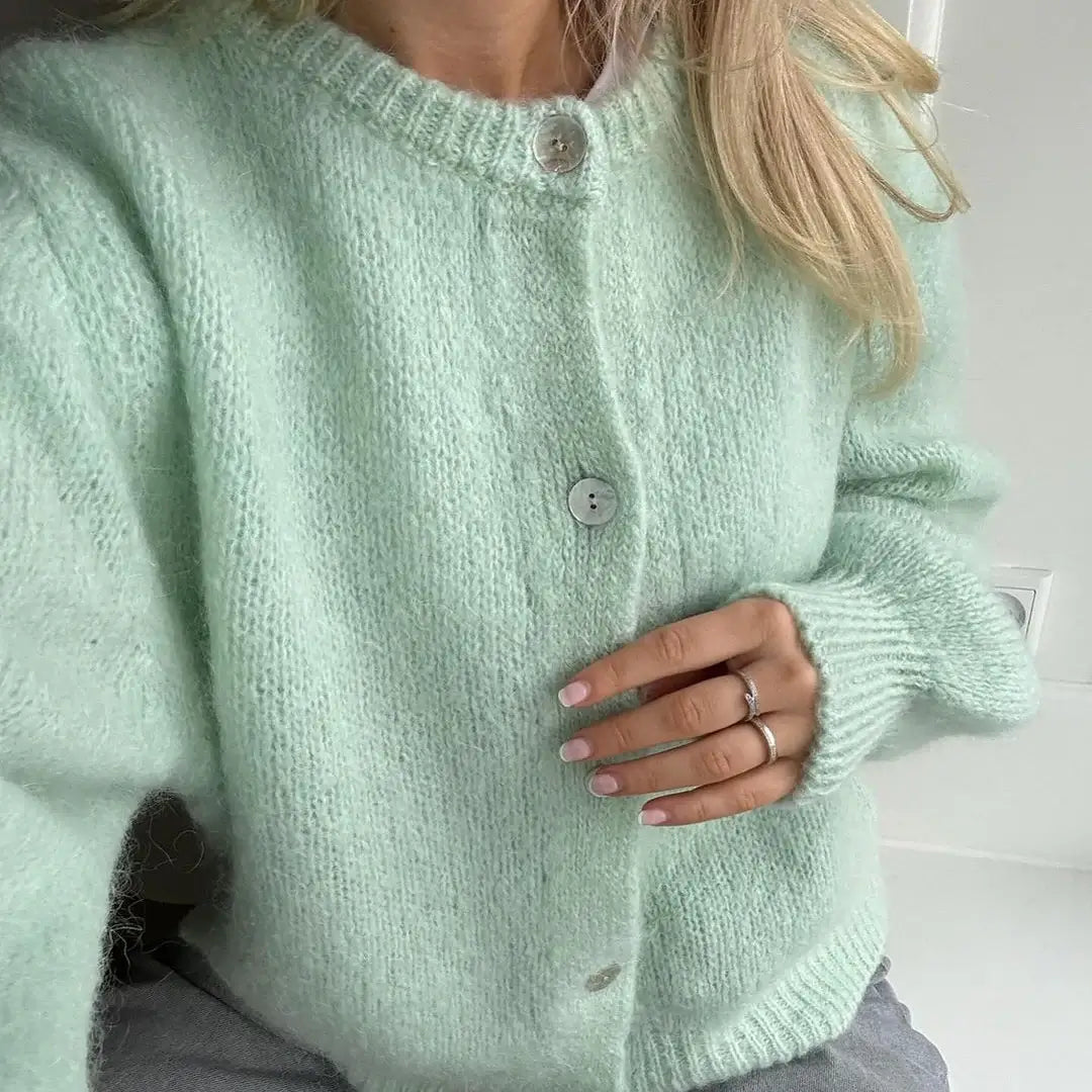 Addilyn Women’s Knit Cardigan – Soft Warm Elegant Button-Up Casual Chic Sweater