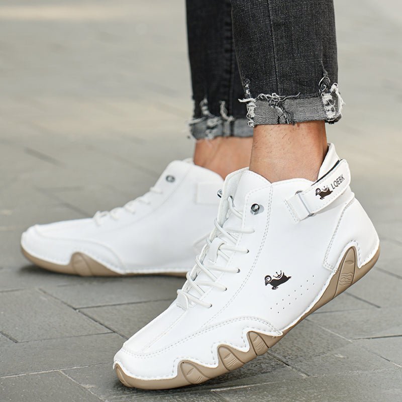 Eric Men’s Leather Shoes – Breathable Lace-Up Comfort Shoes for Business & Casual Wear