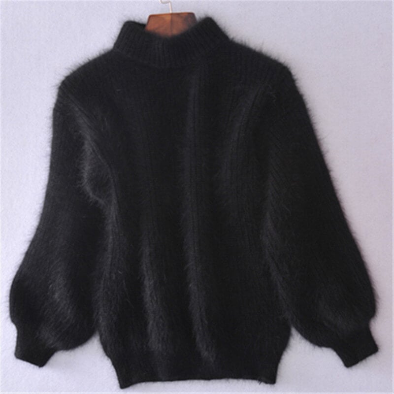 Emilie Women’s Knitted Wool Jumper – Soft Warm Pullover with Relaxed Elegant Fit