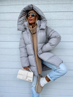 Sheila Women’s Winter Coat – Warm Hooded Long Jacket with Insulated Lining