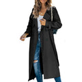 Brielle Women’s Long Trench Coat – Elegant Tailored Mid-Season Lightweight Jacket