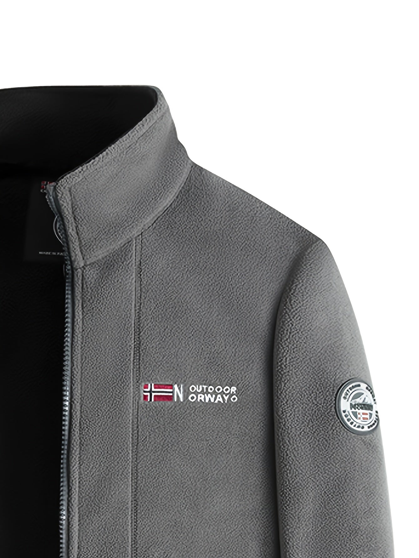 Julius Men’s Fleece Jacket – Warm Breathable Outdoor Zip-Up Winter Coat