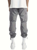 Tristan Men’s Cargo Trousers – Relaxed Fit Cotton Utility Pants with Cargo Pockets