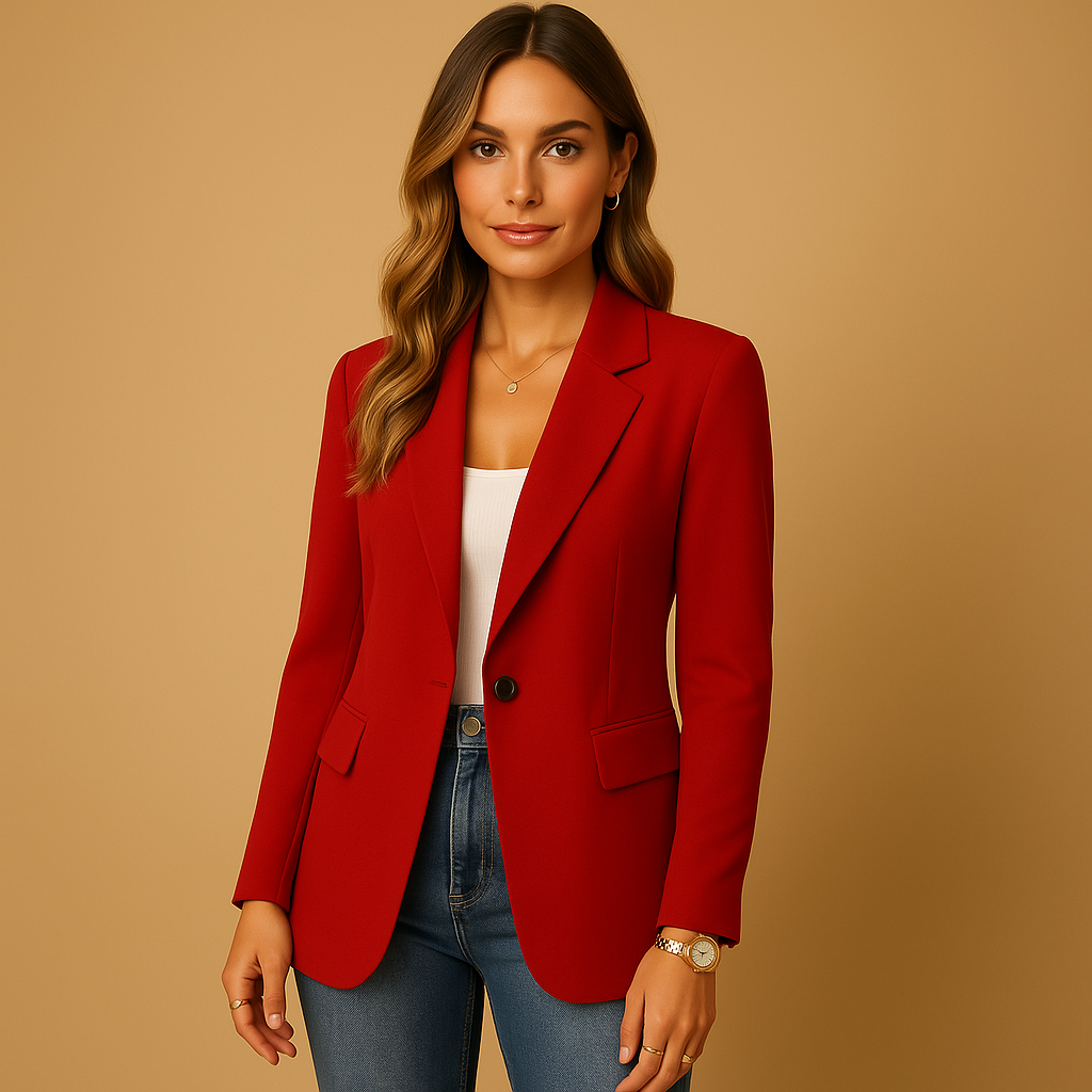 Kelly Women’s Tailored Blazer – Elegant Stretch Blazer with Structured Fit