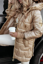 Kimberly Women’s Hooded Autumn Coat – Warm Cotton Blend Jacket for Everyday Wear