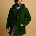 Seth Men’s Long Winter Coat – Modern Warm Overcoat with Functional Side Pockets