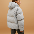 Delaney Women’s Oversized Winter Jacket – Water-Resistant Hooded Puffer Coat