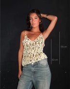 Kate Women’s Elegant Top – Soft Ornate Blouse with Flattering Feminine Fit