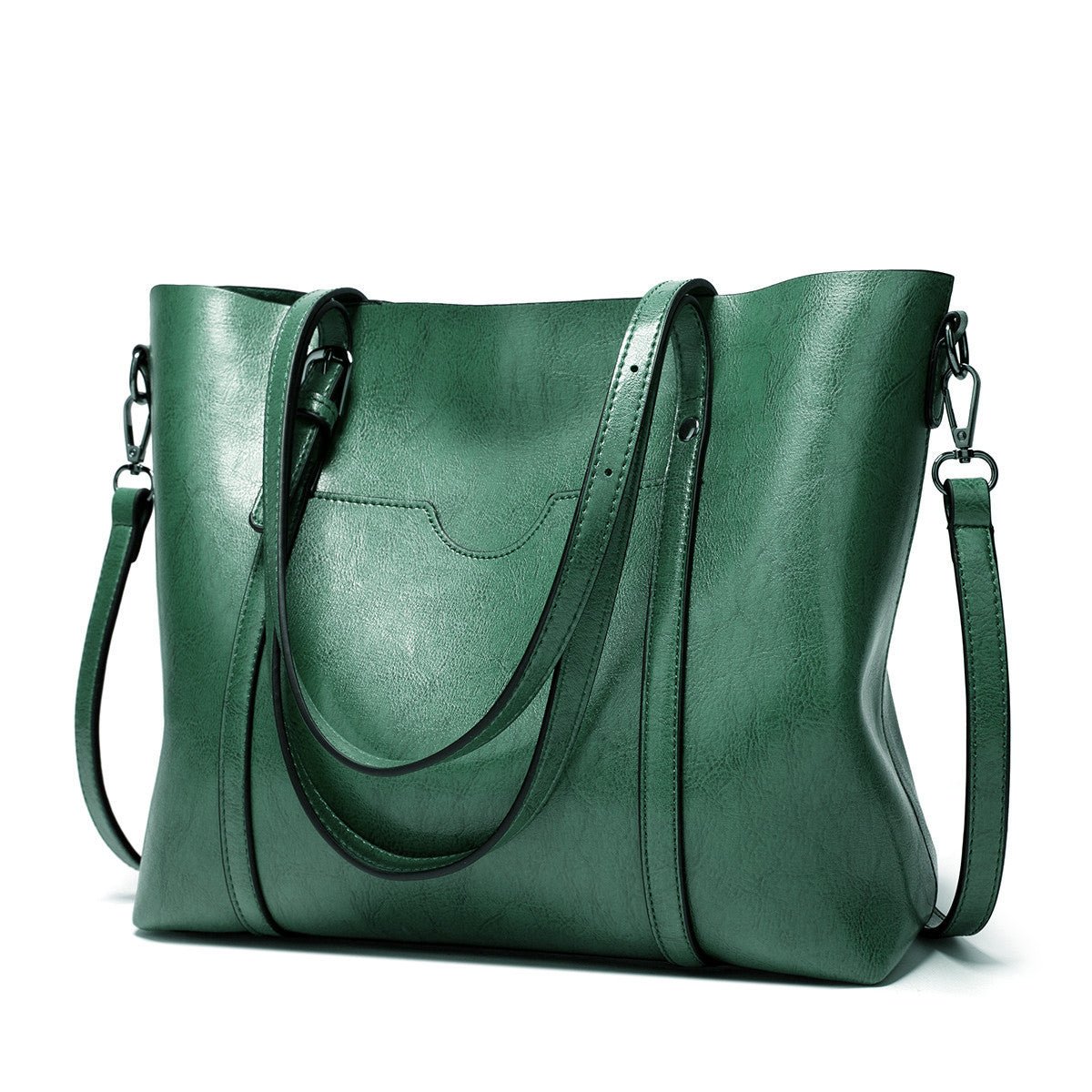 Nyomi Women’s Leather Tote Bag – Large Elegant Work Handbag for Office & Daily Use