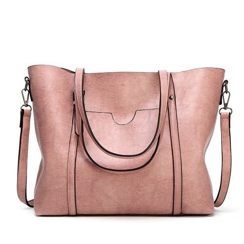 Nyomi Women’s Leather Tote Bag – Large Elegant Work Handbag for Office & Daily Use