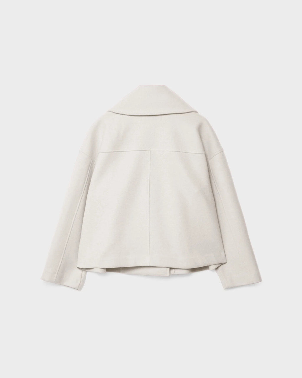 Vanessa Women’s Wool Blend Jacket – Elegant Cropped Winter Coat with Wide Lapels