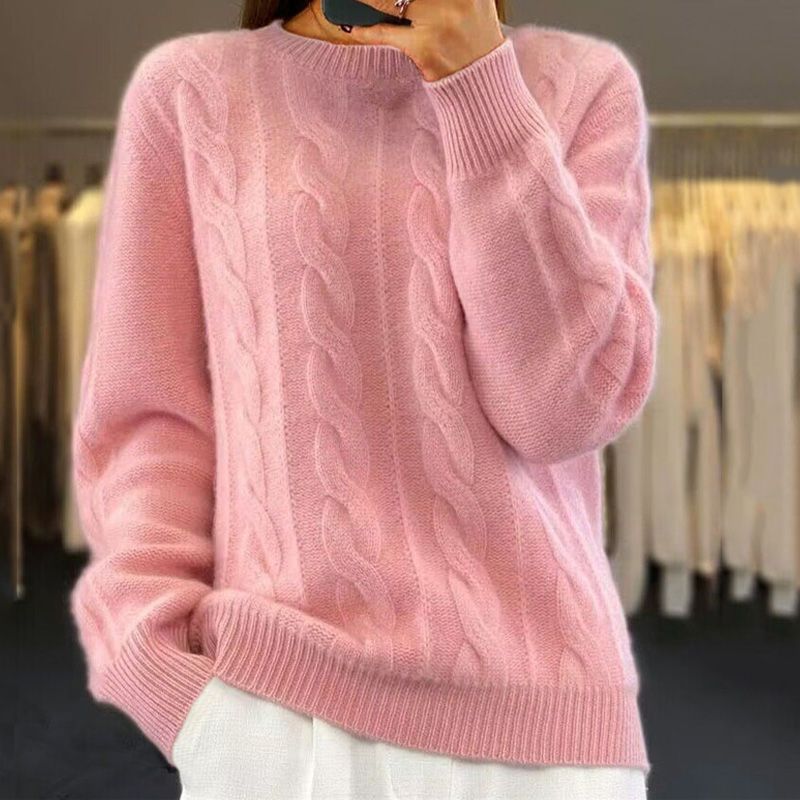 Naomi Women’s Wool Jumper – Premium Soft Knit Sweater for Elegant Everyday Comfort
