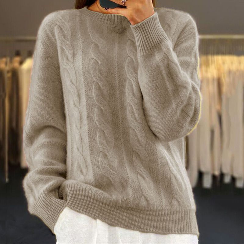 Naomi Women’s Wool Jumper – Premium Soft Knit Sweater for Elegant Everyday Comfort