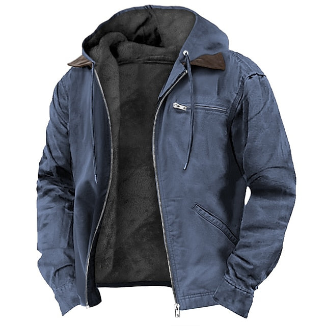 James Men’s Outdoor Jacket – Lightweight Breathable Coat with Zip Pockets & Windproof Fit