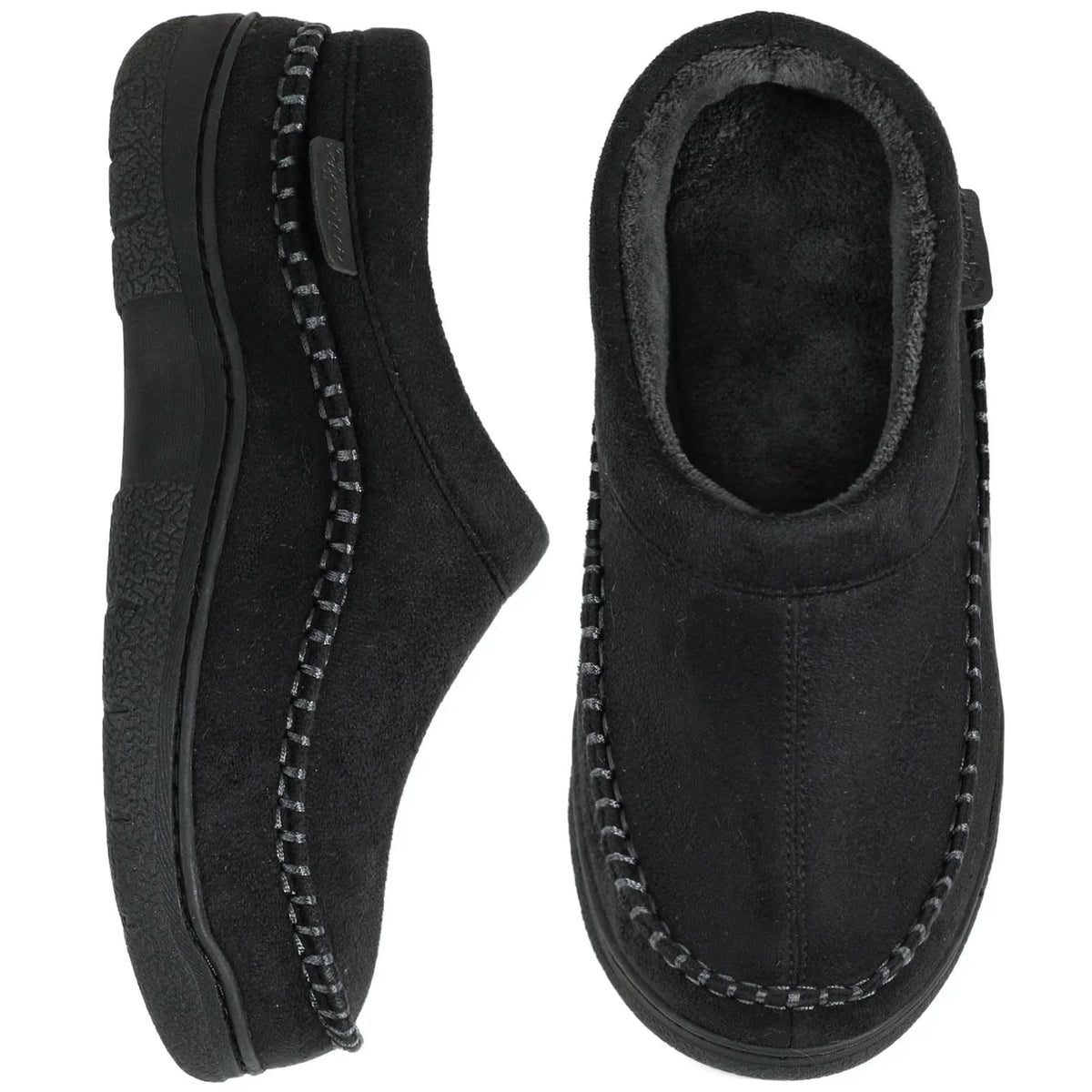 James Men’s Warm Slippers – Anti-Slip Indoor House Shoes with Soft Fleece Lining