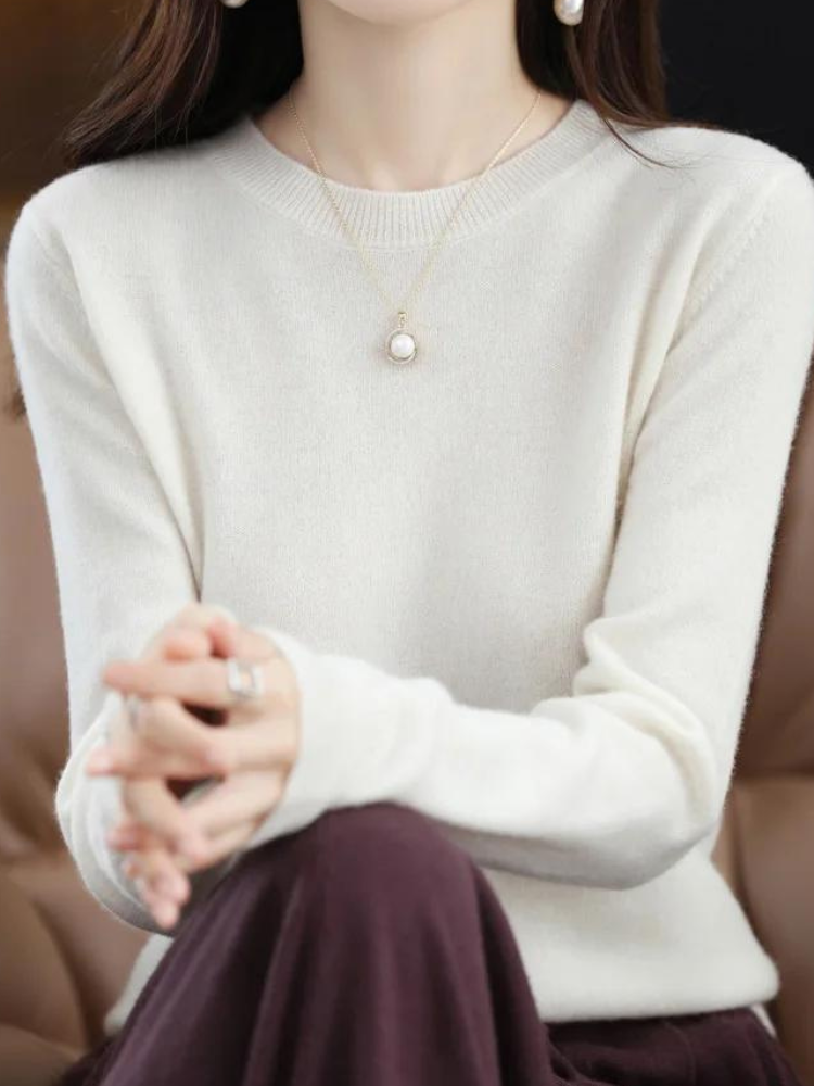 Litzy Women’s Knit Jumper – Soft Elegant Pullover with Modern Slim Fit Design