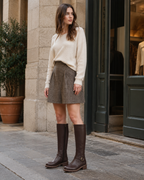 Nyla Women’s Leather Boots – Elegant Supportive Boots with Comfortable All-Season Fit